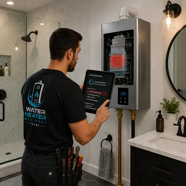 Smart Diagnostics & Repairs for water heaters in Mckinney Texas